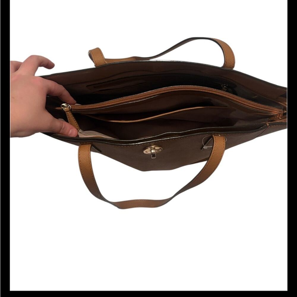 Michael Kors Rivington leather brown large tote bag - Picture 4 of 10